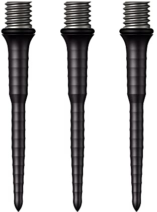 Mission Darts Points Titan Ripple | Titanium Conversion Point | Available in 26/30/34mm and Black and Silver