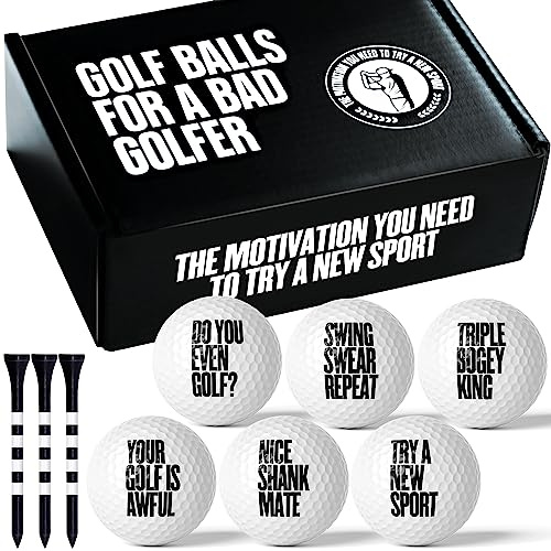 BadGolf, golfgåvor, golfgåvor för män, roliga golfbollar, oförskämda golfbollar, skämt golfbollar, present till golfare, pappa presenter, rolig pojkvän present, roliga golftåvor, golfpresenter, gåvor till honom