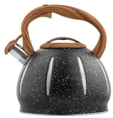 ASHSDI Kettle for Gas Hob, Kettle Stainless Steel Water Bottle Induction Tea Maker Camping Cooking Stove Tea Pots Stove Top Tea Boiler Stove Induction Kettle