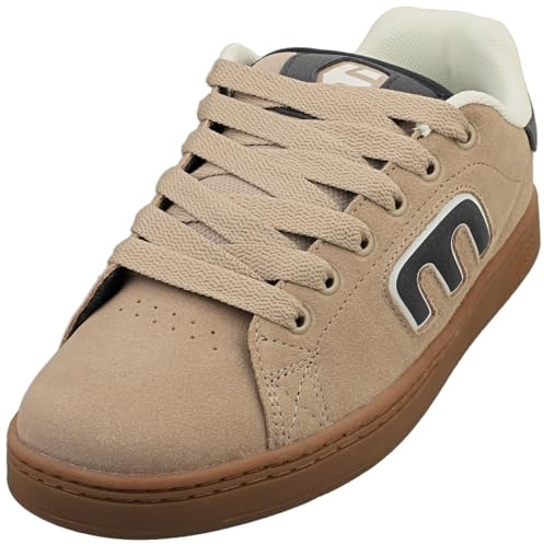 Etnies Callicut – Heritage Skate Style, Puffy Look, Chunky Vibe, Suola Rinforzata Cupsole, Sensazione Ammortizzata, Sneakers per Tutti i Giorni 2025, Pietra, 43 EU