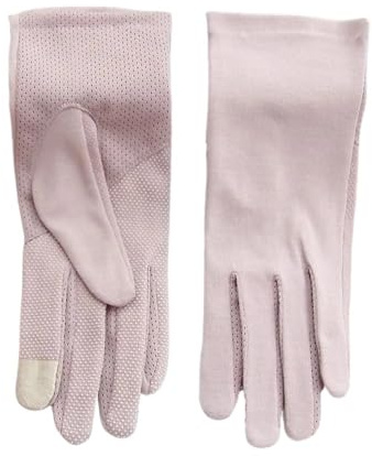 BooeDareno Dünne Damen-Handschuhe, Baumwolle, Touchscreen, Outdoor, Reiten, Fahren, Sonnenschutz, atmungsaktiv, rutschfest, UV-Schutz