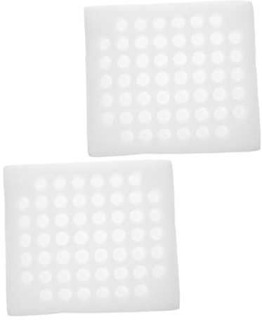 Huevera de Espuma para Huevos de Codorniz de 52 Rejillas, 2 Piezas | Blanco, para Frigorífico y Hogar, Diseño Ligero Alta Protección y Uso Versátil