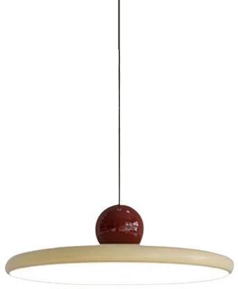 Chandelier Sala de Estar de platillo de Volante Industrial Ligera Colgante Creative 37W LED Costilimado de Tres Colores Lámpara Colgante de cordón Ajustable Moderno para un Solo Cabezal para el