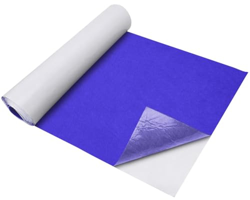 Tutamaz Filz Selbstklebend Seeblau 1mm 40x220cm Klebefilz Selbstklebend, Bespannstoff aus Filz, Vlies Selbstklebend Filzstoff für DIY Box Liner, Couch, Tischbeine, Cup Mat, Grau