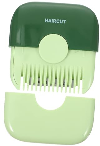 VALICLUD Tondeuse à Cheveux Manuelle Portable Petite Taille Coupe-bordures à Bout Fendu Pour Femmes Et Adolescentes Usage Domestique Plastique Et Acier Inoxydable