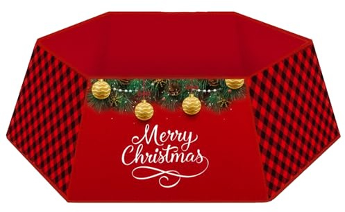 Bofanze Weihnachtsbaum Halsband Hülle für Weihnachtsbaumständer Abdeckung | Weihnachten, Weihnachtsbaum, Dekoration, festliche Stimmung, Geschenke