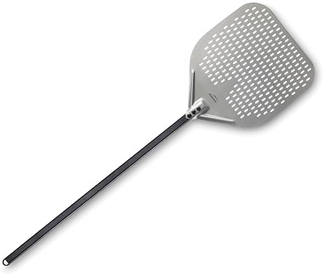 Lacor 61466 – Fuoco Pizzaschale, 30 x 30 x 120 cm, anodiertes Aluminium | Langlebiges Profi-Utensil; entwickelt für optimale Leistung und schnelle, unkomplizierte Reinigung in der Spülmaschine