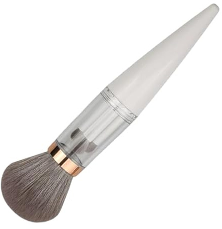 Resor makeupborstset – syntetiska borst, avtagbara – sminkborstar för kvinnor, för lösa puder, rouge, ögonskugga, brons och highlighter, lämplig för , kontor och