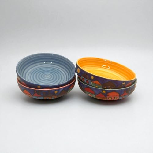 Gall&Zick Dippskål set/4 dessertskål snackskål skål skål skål porslin keramik färgad färgglad dekoration
