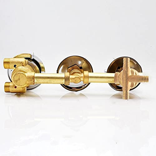 AFUDER une pièce en laiton robinet de douche thermostatique mélangeur colonne de douche inverseur pour salle de bain douche bain 2/3/4/5 sortie