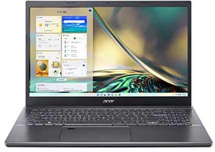 Acer Aspire 5 (A515-57-50AA) Laptop | 15,6 WQHD Display | Intel Core i5-1235U | 16 GB RAM | 512 GB SSD | Intel Iris Xe Graphics | Windows 11 | QWERTZ Tastatur | grau