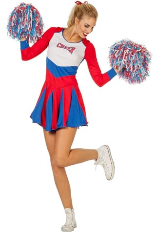 PARTY DISCOUNT NEU Damen-Kostüm Cheerleader, Gr. 38