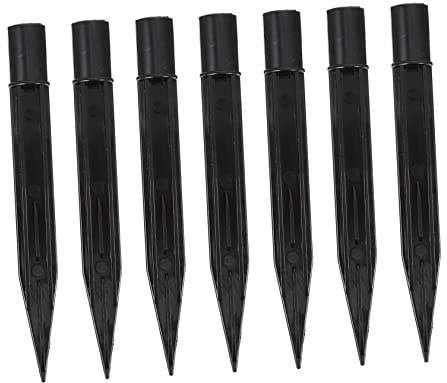 OFFSCH 10 Stück Kunststoff Erdspieß Stangen Solarleuchten Spieß Ersatz Solar Lichter Spikes Ersatz für Gartenlicht LandschaftsSicherheitslicht