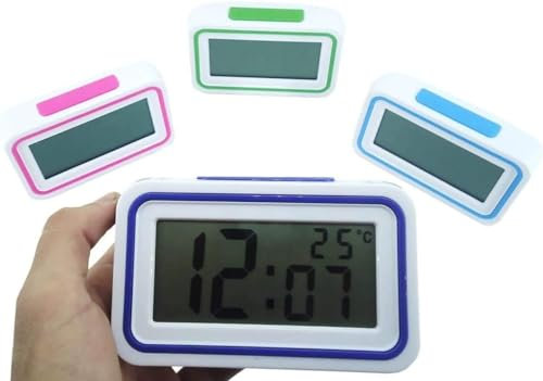 Sveglia Orologio Digitale Da Tavolo o Viaggio Parlante in Lingua Italiana, Indicazione ora e Temperatura Interna. Ideale per Anziani, Ciechi, Non Vedenti, Ipovedenti e Bambini