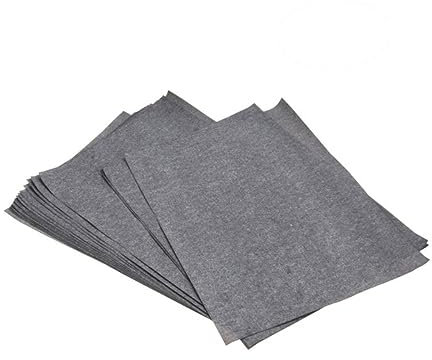 Lurrose Gewachstes Papier Transferpapier Zum Malen Graphit-kohlepapier Transparentpapier Durchschlagpapier Transferpapier Für Holzkohle Graphitpapier Pauspapier Verfolgung Kohlenschwarz