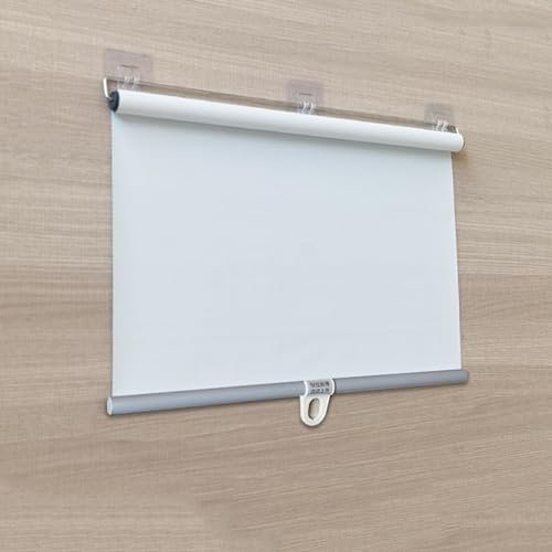 Tende Avvolgibile per Finestra,Casa Tende A Rullo con Sistema A Molla,Tapparelle Oscuranti Parasole A Scomparsa,Persiane Temporanee,per Privacy,Senza Foratura,Larghezza X Altezza (150cm x 150cm)