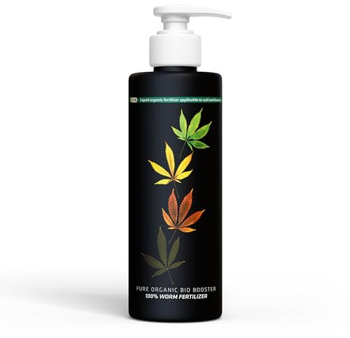 EkosolFarm Bio Booster Wurmkompost – Flüssigdünger für Hanfpflanzen & Growbedarf – 100 % organisch – 500 ml Black Series