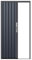 Puerta corredera plegable puerta interior puerta plegable panel de aluminio para interiores y exteriores – 203 cm de alto, 60 70 80 90 100 110 120 130 140 150 160 170 180 cm de ancho, puerta de cocina