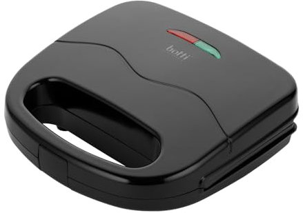 Botti Sandwich Snack-Toaster | 750W Leistung | Antihaftbeschichtung | Überhitzungsschutz | Kompaktes Design | Einfache Reinigung | Modernes Design | Perfekt für jede Küche