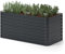 ok-Living Hochbeet Kräuterbeet Gemüsebeet rechteckig 180x90x80cm (LxBxH) anthrazit Pflanzkasten Frühbeet Aufzucht Beet Garten