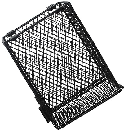 FONDOTIN Pet Reptile Lampe Chauffante Reptile Avec Écran De Sécurité Noir Pour Terrarium Éclairage Diurne Et Soins Des Animaux