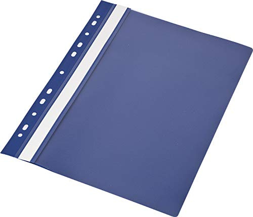 Schnellhefter A4 abheftbar mit Eurolochung aus PP-Folie (blau, 20)