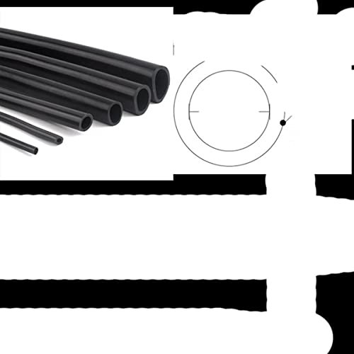 100cm I.D 2~16mm Food Grade Black Silicone Tube Hose Heat Resistant Flexible Silica Gel Pipe Aquarium Flexible Oxygen Pump Hose-14x18mm,100cm
