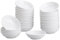 UIBFCWN Juego de 30 Cuencos para Salsa, Cuencos Aperitivo, Cuencos Redondos para Salsa de Soja, Cuencos para Mermeladas, Mini Cuencos de Porcelana para Salsas, Salsa de Barbacoa, 7,6 x 2cm