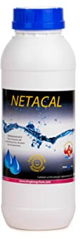 NETACAL Detergente Desincrustante Piscina 1 LITRO - Especial Piscinas Liner - Elimina Incrustaciones y Limpia el Vaso de la Piscina