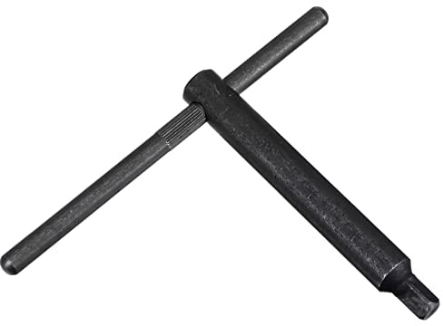sourcing map Drehfutterschlüssel 12mm Vierkantschlüssel Schlüssel Werkzeug für CNC Fräser Gravur Fräsmaschine (L200x250mm)