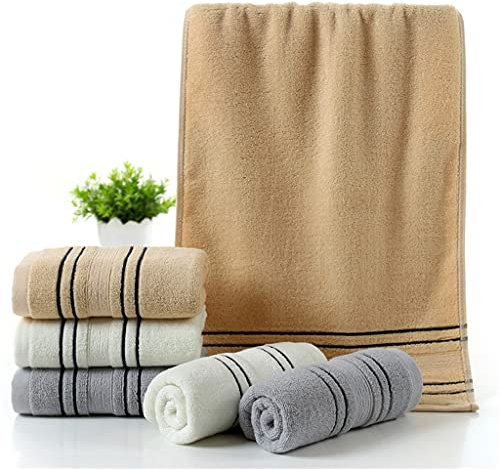 CULPRT Langstufe Baumwollgestreifte Badezimmer Handtuch Sets Weiches Trottel Handtuch Großes Gesicht Badetuch Für Erwachsene Kindertuch Handtuch/B/Wie Gezeigt