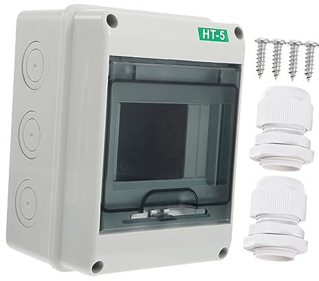 HOMSFOU Scatola Distribuzione Ht-5 per Esterni Sicuro Uso e Commerciale