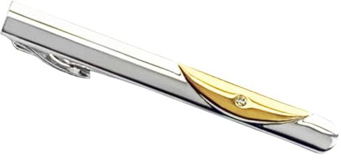 LINDENMANN Krawattenklammer Krawattennadel Gold/Silber Farbe