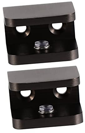 KONTONTY 2stücke Glasclip Für Regal Panel Halterung Fest Ohne Kratzer Für Schrank Tür Dusche Handlauf Treppe Glasregalhalter Glasclip