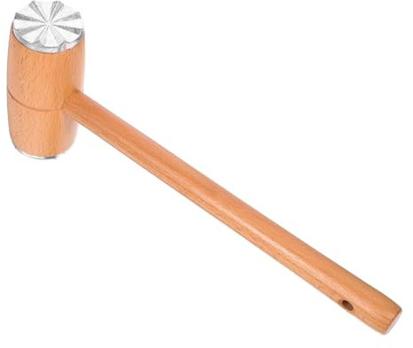 MAGICLULU Meat Pounding Tool Wood Hammer for Steak Flattening Chicken Tenderizer Meat Mallet Tenderizer Kitchen Essential
