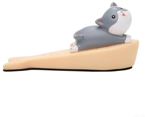 Funktionaler und niedlicher Tier-Türstopper aus Kunstharz für jeden Raum in Ihrem Zuhause oder Büro (Tier-Katzen)