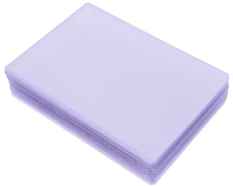 Operitacx 30 Stück Transparente Hartplastik Kartenhüllen B6 Robuste Klarsichthüllen Für Foto Und Postkartenschutz Vielseitige Plastikhüllen Für Dokumente Und Sammelkarten