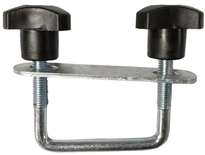 Mqetly Morsetto a U per Box Da Tetto Accessorio per Portapacchi Gancio di Sicurezza Bullone con Bloccaggio Semplice Adatto per Il Carico Su Auto E Monovolum, Larghezza interna 9 cm