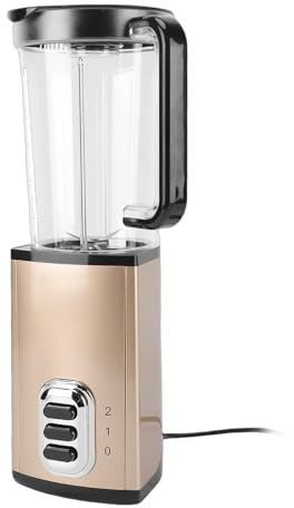 Luocute Frullatore Personale, Frullatore Portatile da 300 W con 2 velocità e capacità di 1 Litro per Frullati, Succhi, Tritaghiaccio, Design Compatto per la di Casa (Spina europea)