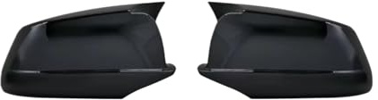 Spiegelkappen Für 5er F10 F11 F18 Für Pre-LCI 2010–2013 Rückspiegelkappe Flügel Seitenspiegelabdeckungen Auto(ABS Black)