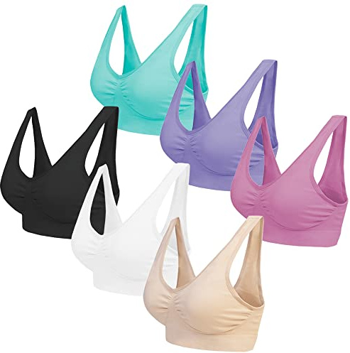Blu Apparel Seamless Comfort Stretch Bra Marl 3 9 Pack Multiapack Bras Sleep Maternity Bras No Pads No Underwire