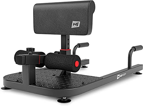 HOP-Sport® Sissy Squat Machine Réglable HS-2010SM, Entraîneur de Flexion des Genoux Squats, des Fesses, des Jambes, des Abdominaux, Machine à Squat Multifonction, Jusqu'à 120kg