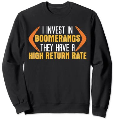 Wurfsport Boomerang Witz Spruch Bumerange Bumerang Sweatshirt