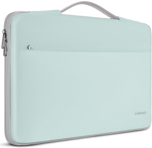 DOMISO Laptoptasche Hülle für 14 Zoll MacBook Pro M5 2026/M4/M3/M2/M1/Max | Laptophülle MacBook Tasche Laptop Hülle Case mit Griff für MacBook Pro 14 Zoll(2026–2021),Wasserdichte Schutzhülle,Minzgrün