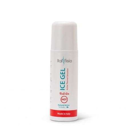 ICE GEL HOT - Active Thermal Sensation - Roll On - Muskelwärmendes Gel mit beruhigender Wärmewirkung Sportmassage 100ml