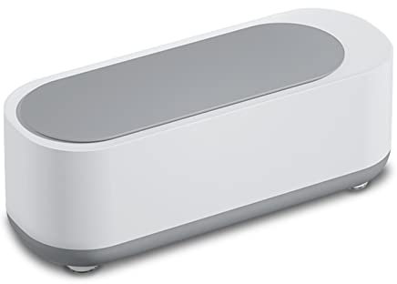 LINGJIONG limpieza ultrasónica – Limpiador gafas para el hogar – Pequeño limpiador ultrasónico para joyas, anillos, colgantes, Pandora, pulseras, gafas, relojes, afeitadora, dentaduras postizas