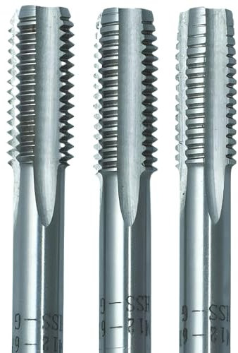 HSS Handgewindebohrer Satz Gewindeschneider DIN352 Ø M3 bis M24 Gewindebohrer 1-2-F-Set (M4)