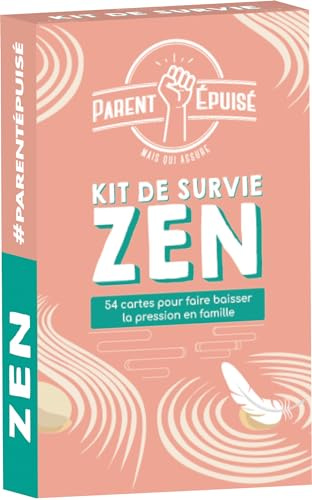 Asmodee - Funomenum – Elternteil ausverkauft: Survival-Set Zen – Gesellschaftsspiele – Kartenspiele – Spiele für Kinder ab 4 Jahren – 2 Spieler – französische Version
