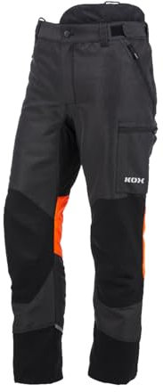 KOX Schnittschutzhose Duro 3.0 Anthrazit/Orange Größe 40