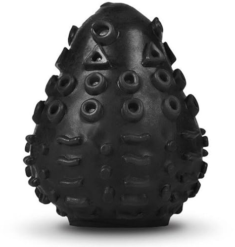 Balas y huevos vibradores marca G-VIBE GVIBE HUEVO MASTURBADOR TEXTURADO REUTILIZABLE NEGRO